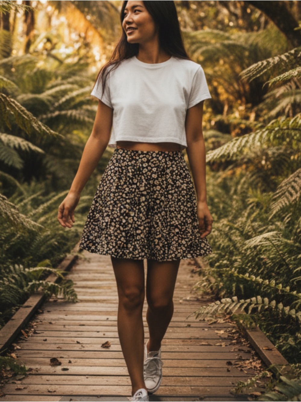 THML Adorable Leopard Print Corduroy Women's Shorts